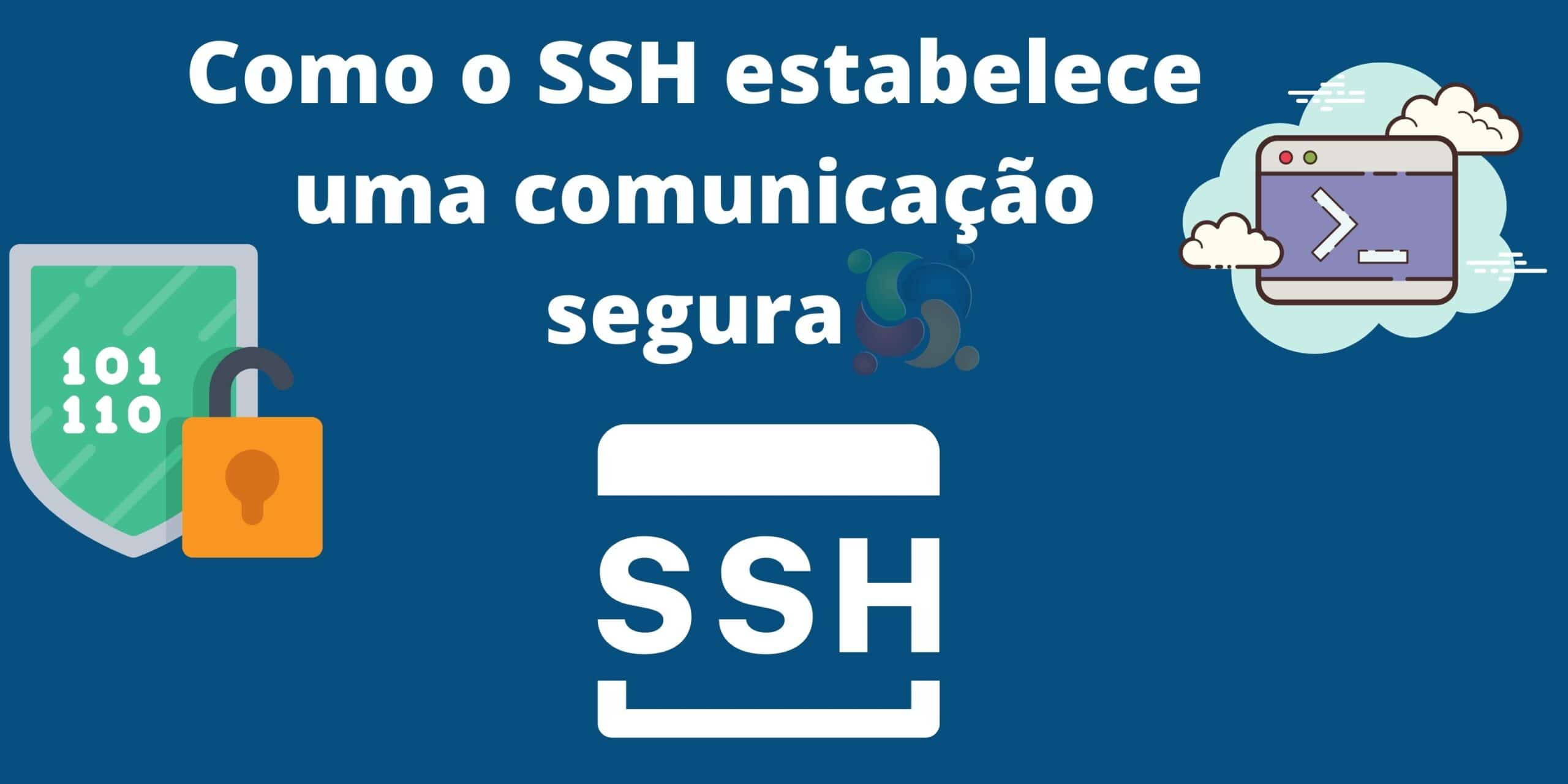Como o SSH estabelece uma comunicação segura