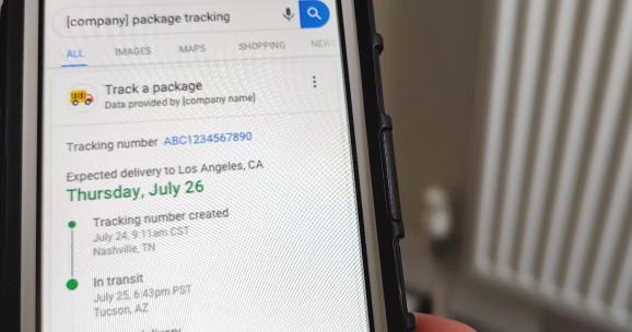 Rastreamento de pacotes fará parte da Pesquisa do Google