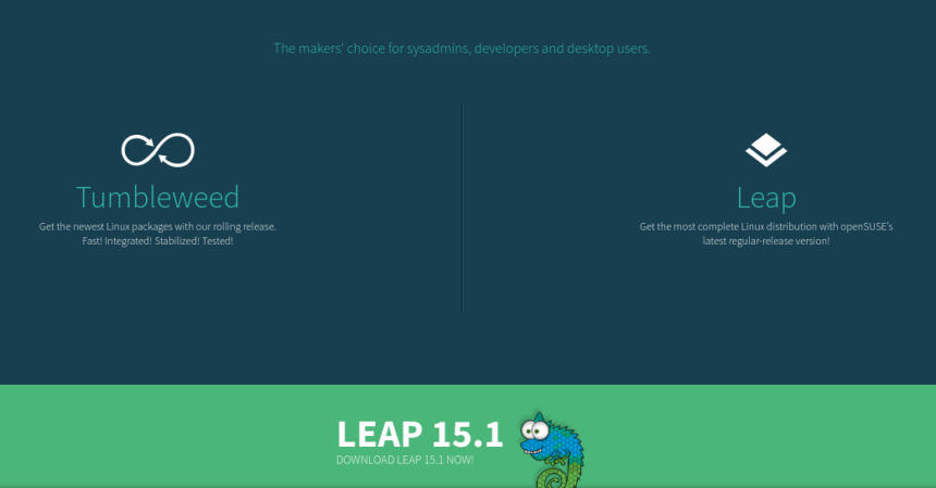 openSUSE Leap 15.0 chegou ao fim da vida útil