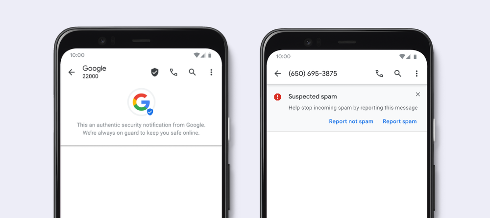 Google lança SMS verificado e proteção contra spam no Android