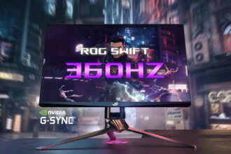 O Asus ROG Swift 360 Hz é o monitor mais rápido do mundo