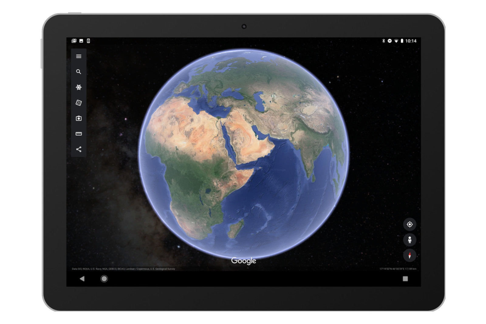 O Google Earth adiciona vistas do espaço sideral nos smartphones