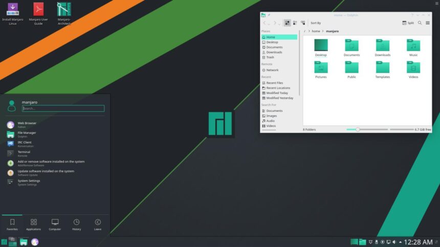 Manjaro 19 lança ISOs de teste com GNOME e KDE