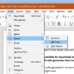 Como criar um QR code no LibreOffice 6.4