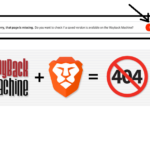 Brave se junta ao Internet Archive para acabar com erro 404