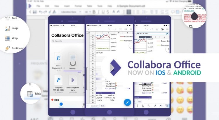 Office Collabora baseado no LibreOffice já está disponível no Android e iOS