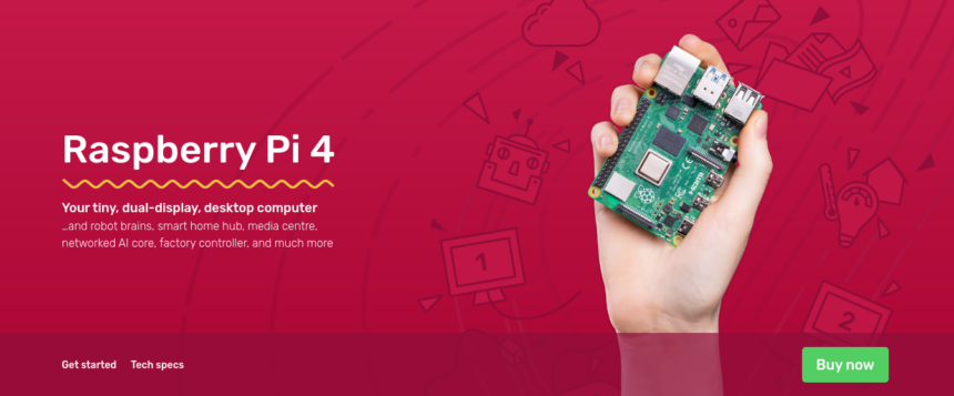 Compre um Raspberry Pi 4 com 8 GB de RAM