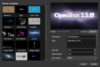OpenShot 2.5 Video Editor traz compatibilidade com aceleração de hardware, SVG e Blender
