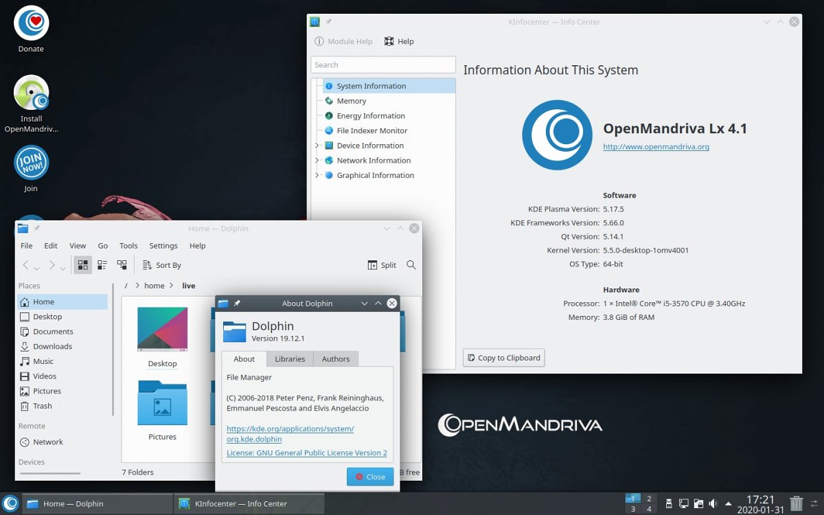 Distribuições Linux atualizadas: versão final da OpenMandriva 4.1, OPNsense e OLPC