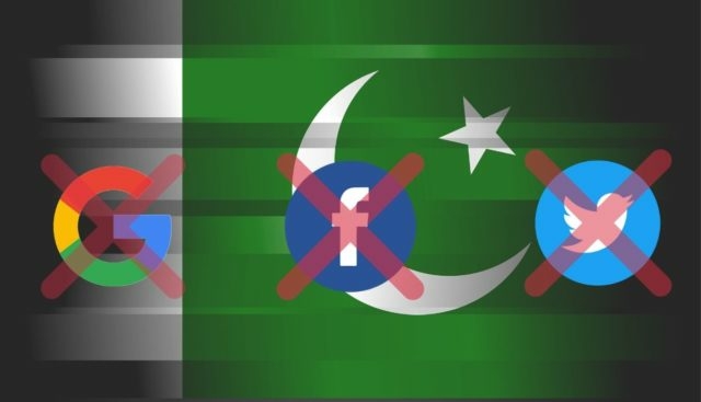 Facebook, Google e Twitter podem interromper os serviços no Paquistão