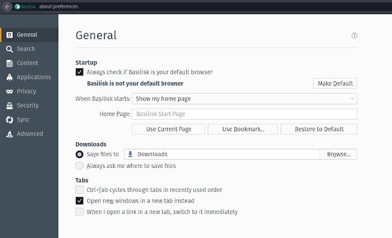Conheça o Basilisk: um navegador fork do Firefox com aparência e extensões clássicas