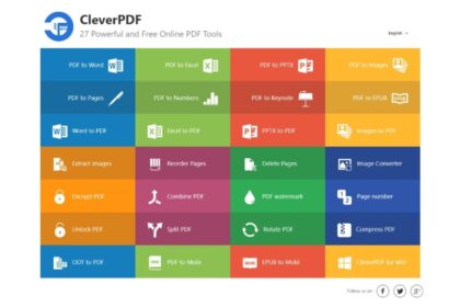 Site CleverPDF converte rapidamente seus arquivos PDF em praticamente qualquer formato!