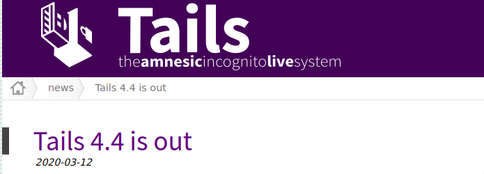 Tails 4.5 Anonymous OS lançado com suporte de inicialização segura