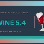 Lançado Wine 5.4 com suporte a Unicode 13, desenho de texto para o D3DX9 corrigir o erro de 10 anos