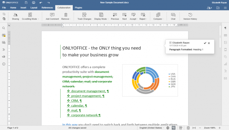 OnlyOffice 5.5 lançado