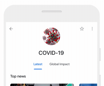 Google Notícias direcionará os usuários para informações locais sobre a COVID-19