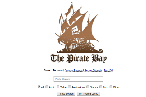 The Pirate Bay está de volta com domínio original
