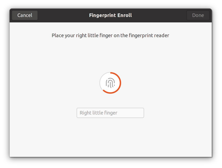 Ubuntu trabalha para melhorar o login de impressões digitais
