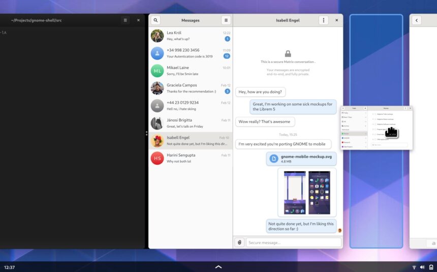 Veja novas imagens do GNOME rodando em tablets