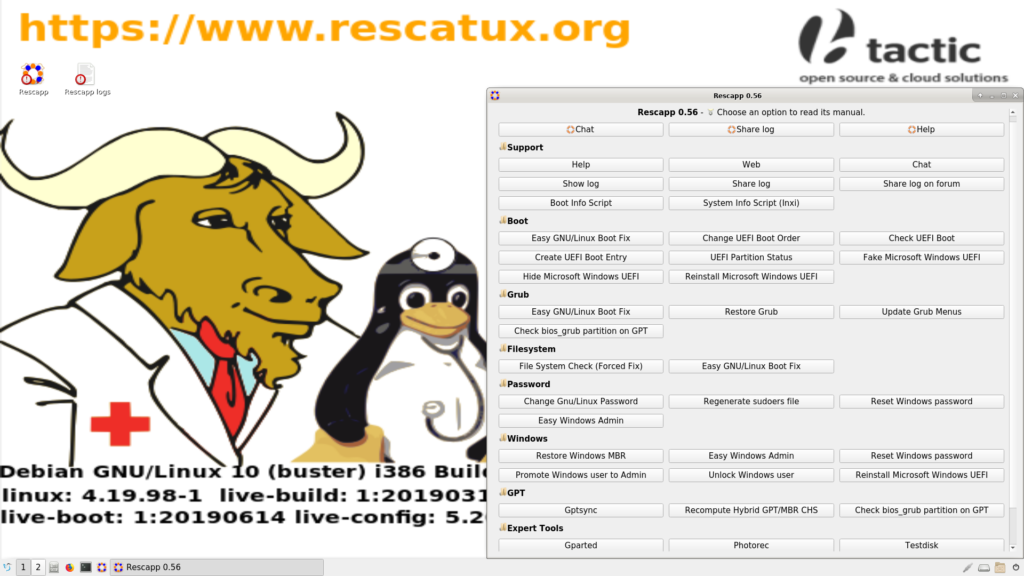 Distribuições atualizadas: Red Hat Enterprise Linux, MakuluLinux, NetBSD, Rescatux