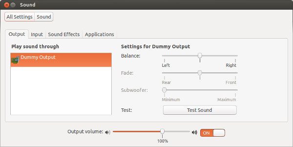 Ubuntu - Saída de Audio