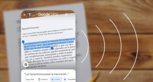 Google Lens agora pode ajudar você a pronunciar as palavras que traduz