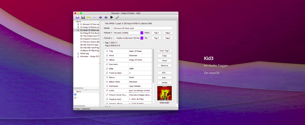Conheça o codificador de áudio Kid3 3.8.3