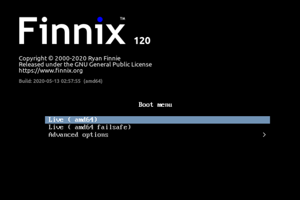 Finnix 120 tem nova versão após 5 anos
