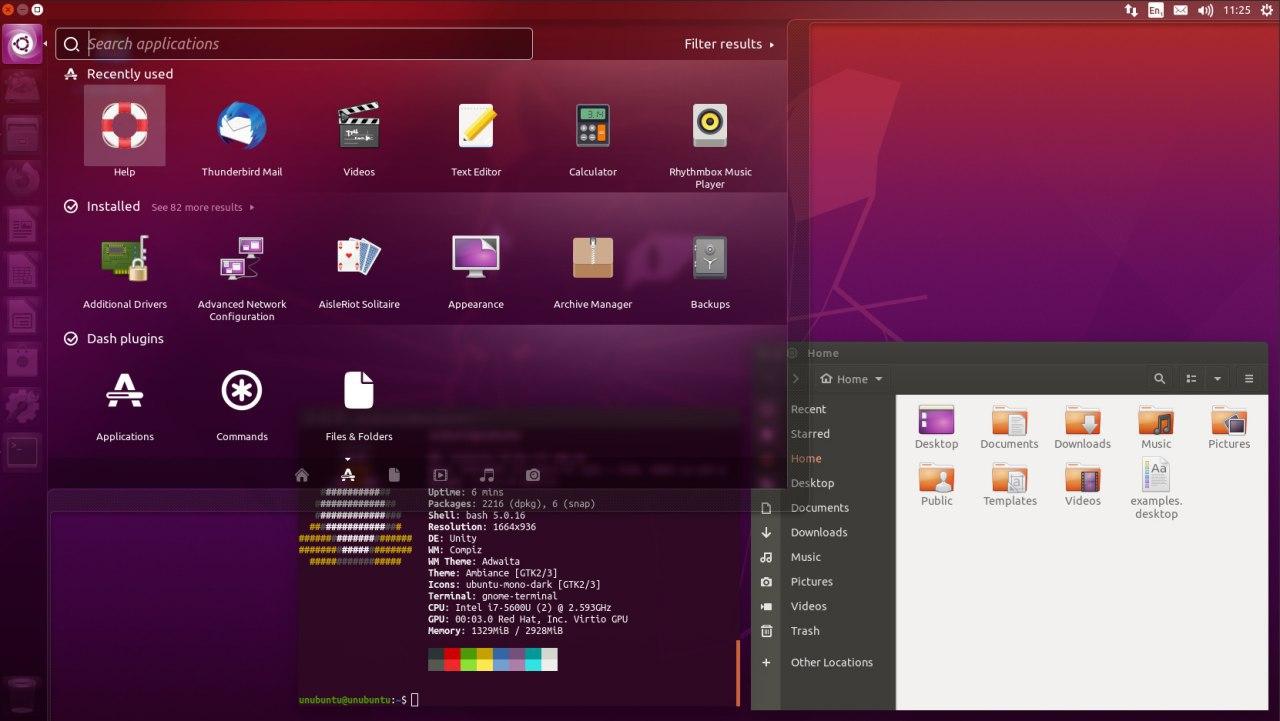 Lançado Ubuntu Unity 20.04 LTS
