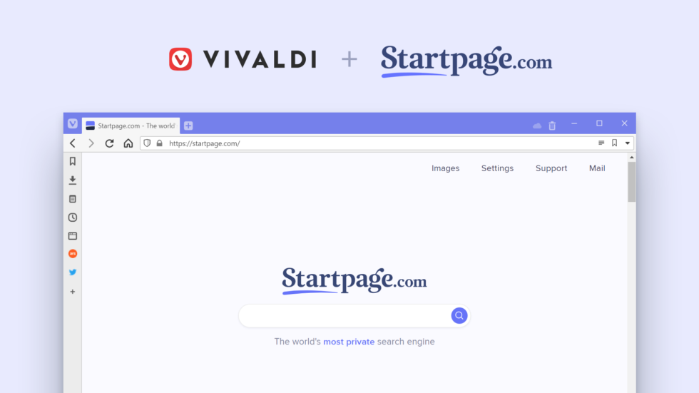 Vivaldi estreia Startpage como opção de pesquisa com mais privacidade