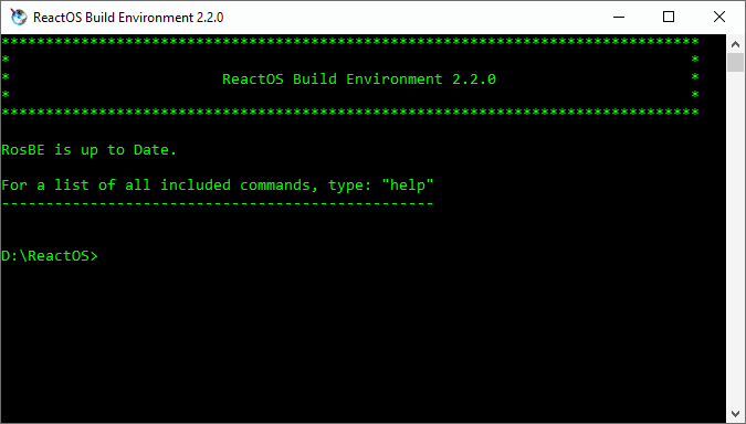 ReactOS atualiza o Build Environment para o mais recente GCC Compiler