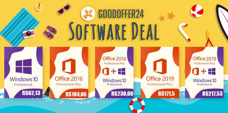 Regularize seu Windows 10 Pro na GoodOffer24 por apenas R$ 62,13