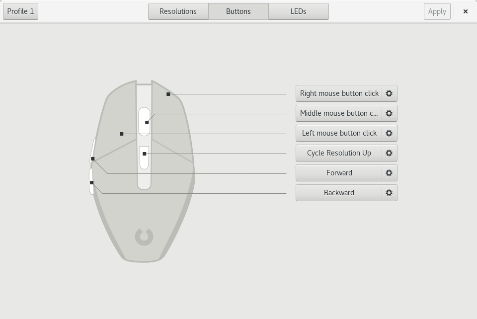 Configure o mouse para jogos no Linux via interface gráfica usando o Piper