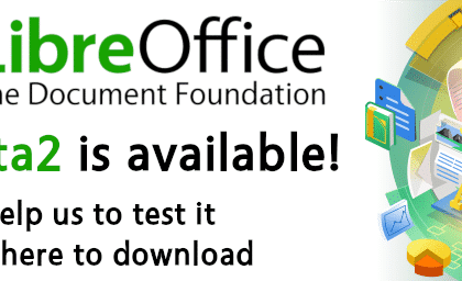 Lançado o LibreOffice 7.0 Beta 2