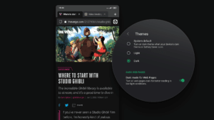 Vivaldi para Android ganha modo escuro para conteúdo web