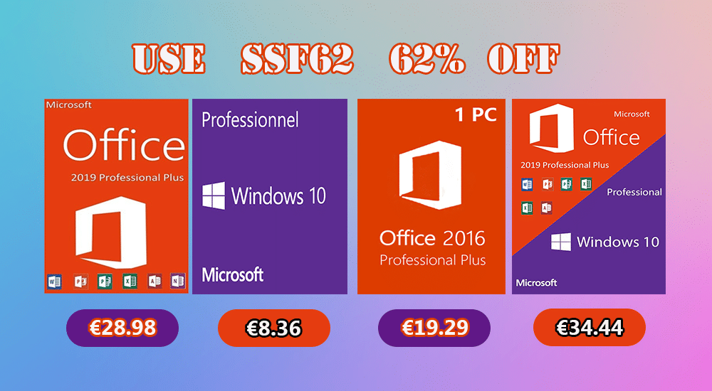 Promoção: licença do Windows com desconto de até 56% nas chaves do Windows 10 Pro e Office 2019 Pro juntas por menos de R$ 200