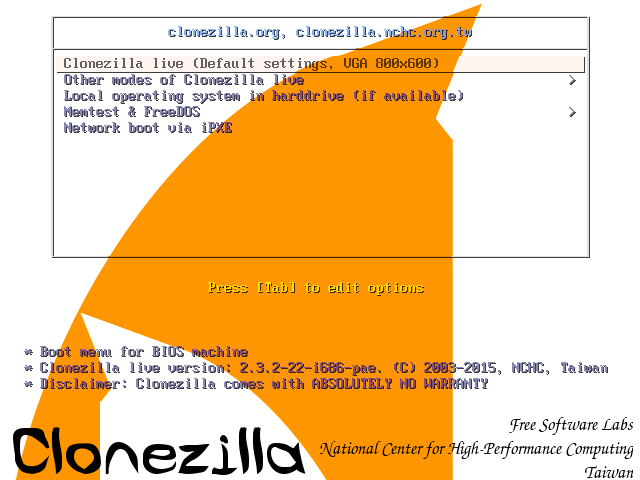 Clonezilla Live Disk Cloning and Partitioning Tool agora é baseado em Linux 5.15 LTS