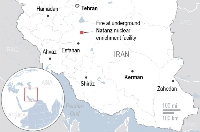 Ataques hackers causaram incêndios e explosões em instalações nucleares e militares no Irã