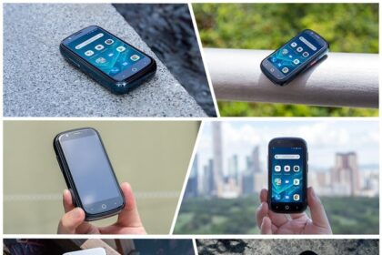 O menor telefone Android 10 4G do mundo cabe na palma da mão
