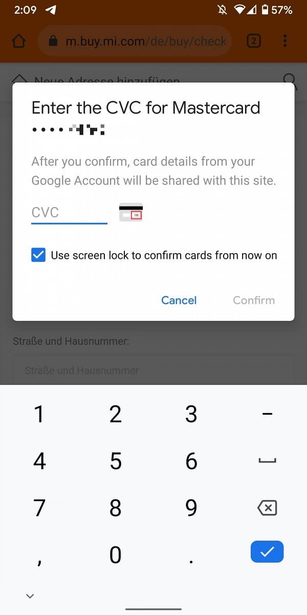 Google Chrome poderá obter autenticação biométrica para pagamentos no Android
