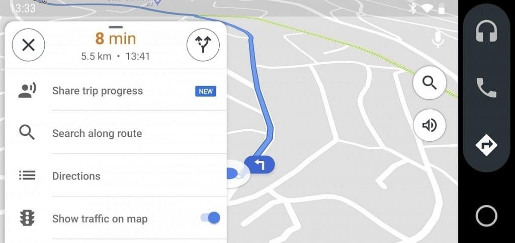 Android Auto para telefones ganha uma interface melhor para o Google Maps