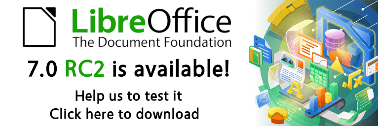 LibreOffice 7.0 RC2 lançado