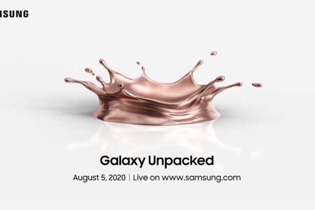 Quarta-feira, 5 de agosto, a Samsung revelará smartphones em um evento virtual