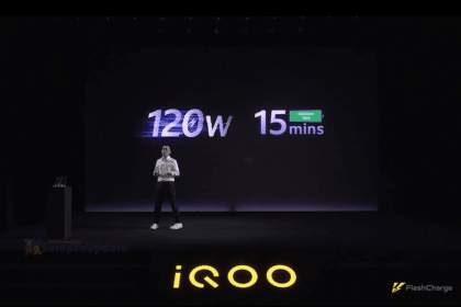 Carregamento de 120 W da iQOO carrega totalmente uma bateria de 4.000 mAh em 15 minutos