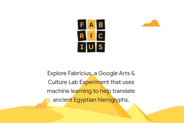 Google Arts & Culture ajuda a decifrar hieróglifos com ajuda do aprendizado de máquina