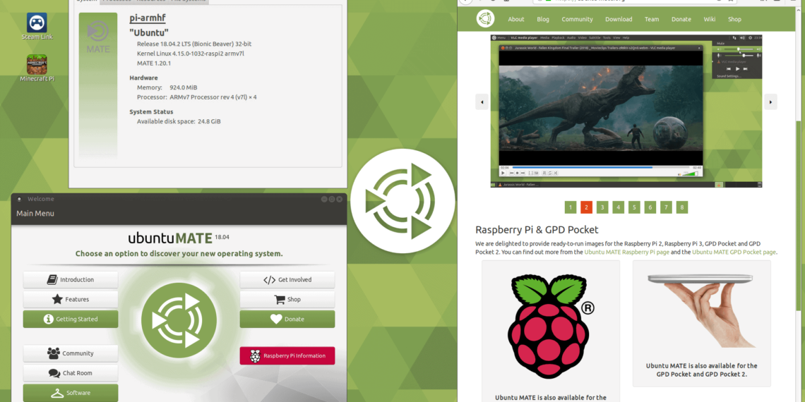 Ubuntu MATE 20.04.1 para Raspberry Pi lança segundo beta