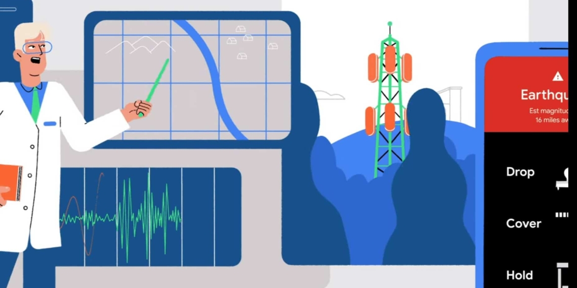 Google usará smartphones Android como dispositivos de detecção de terremotos