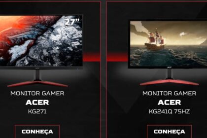 Acer anuncia monitores gamers da linha Nitro com tecnologia AMD FreeSync