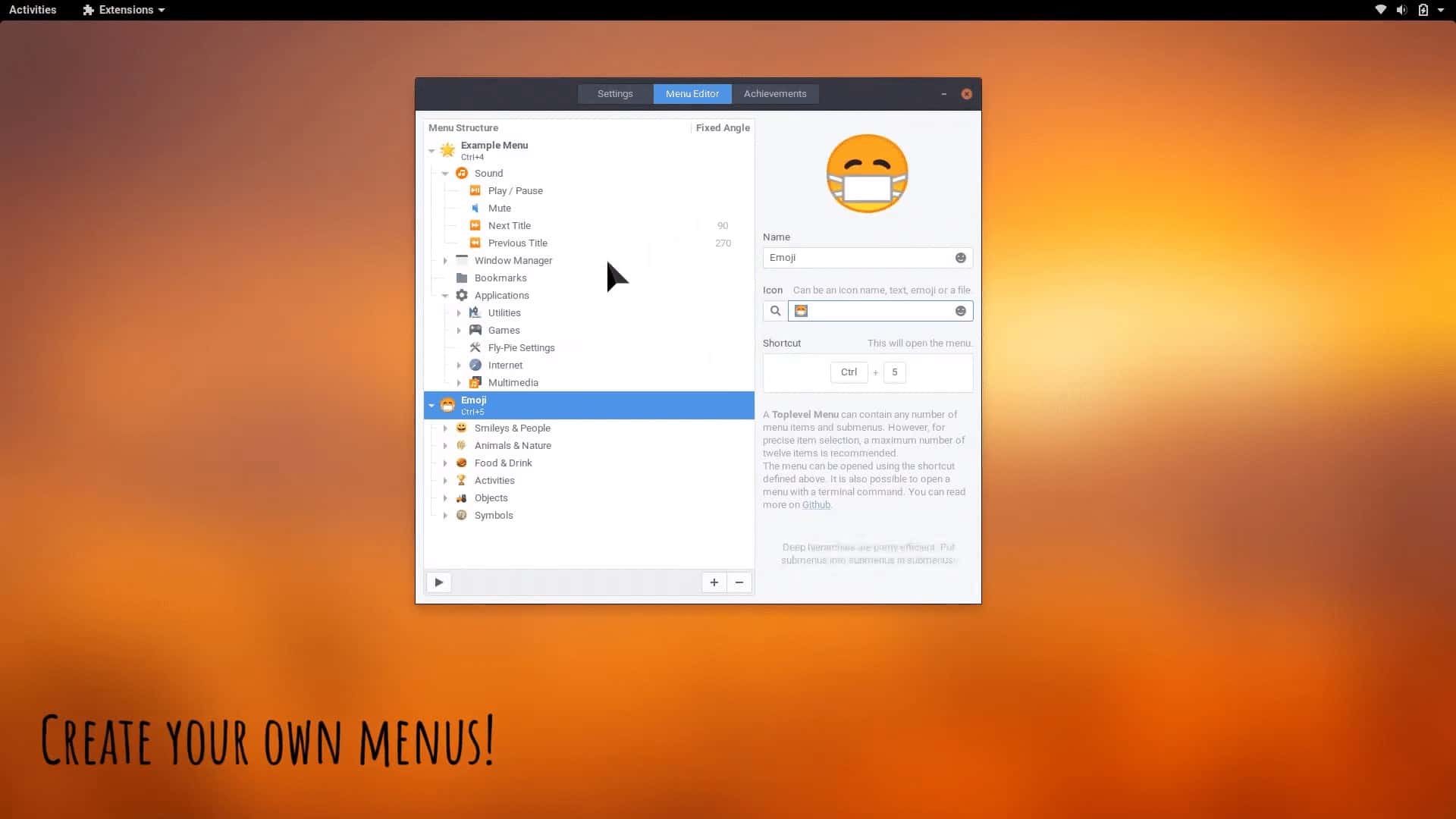 Fly-Pie: um lançador de aplicativos inovador para GNOME