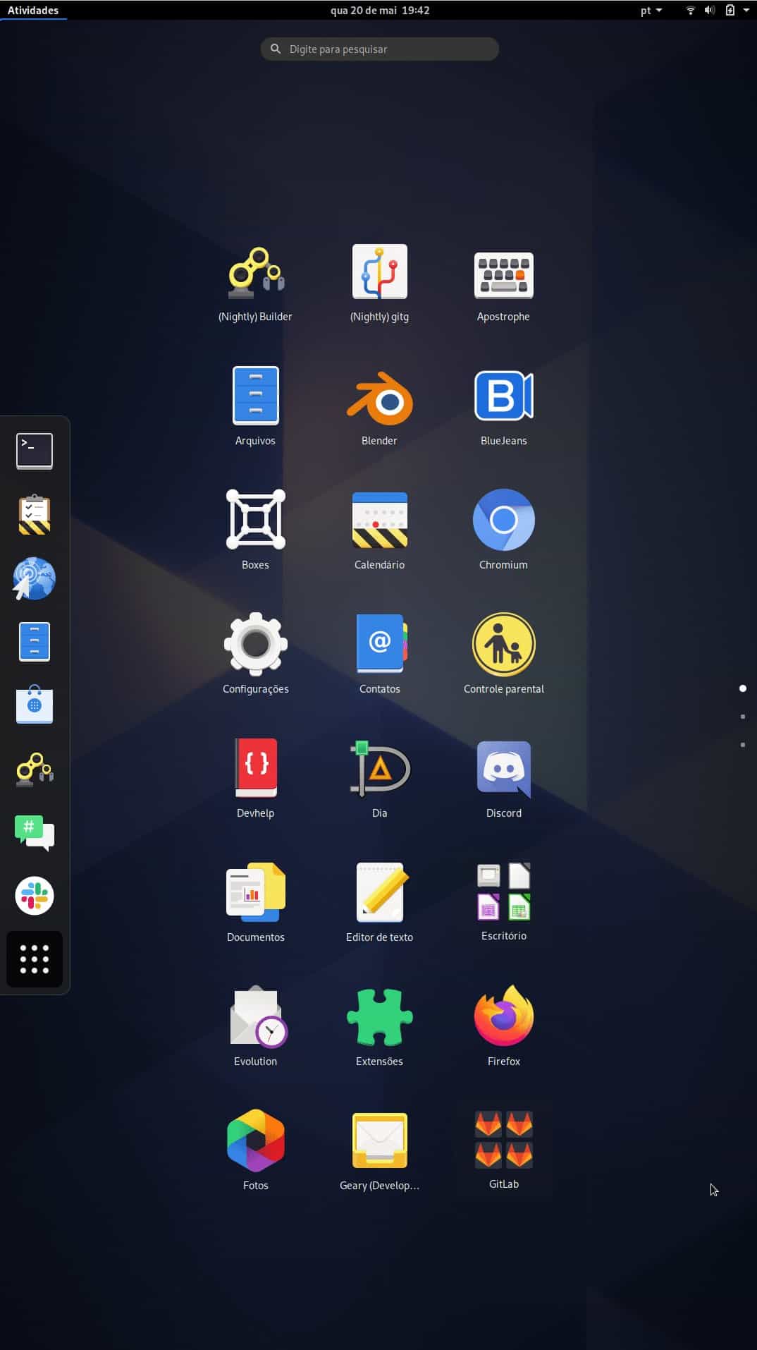 GNOME 3.38 promete melhor suporte a vários monitores e grade de aplicativos personalizável
